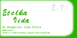 etelka vida business card
